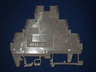 LOT OF 2 WIELAND WK-2.5-3D/U  TERMINAL BLOCKS, NEW - Image 1 of 2