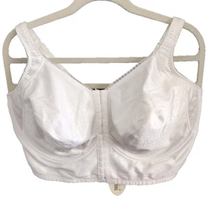 Sujetador con aros con cierre frontal cobertura completa Simone 48E nuevo con etiquetas alisado Longline de colección - Imagen 1 de 6