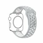 Silicone wrist bracelet strap iwatch band For apple watch series 7/6/5/4 41/45mm