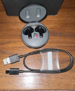 LG TONE Free Noise Cancellation Wireless Bluetooth FP9 Earbuds w/ Charging Case - Picture 1 of 3