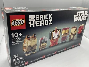 LEGO 40676 Star Wars THE PHANTOM MENACE Brickheadz Set, NIB MINT BOXES - Picture 1 of 7