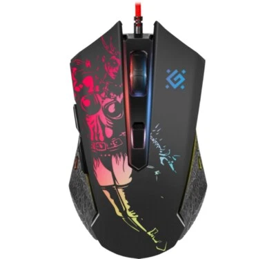 4714033529334 Gaming, optic, wired mouse  DEFENDER GM-933 SIN'SISTER 7200dpi 6P  - Image 1 of 4