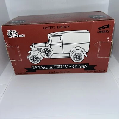 Racing Champions 1/25 Ford Model A Lockable Coin Bank Die Cast Limited Edition   - Image 1 of 4