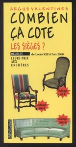 LIVRE COMBIEN CA COTE LES SIEGES ? ARGUS VALENTINES Domin Galle Jacob Porrot - Picture 1 of 12