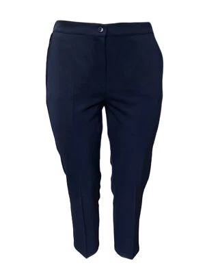 Pantalones ajustados Marina Rinaldi para mujer azul marino relativo nuevos con etiquetas Foto 1 de 3