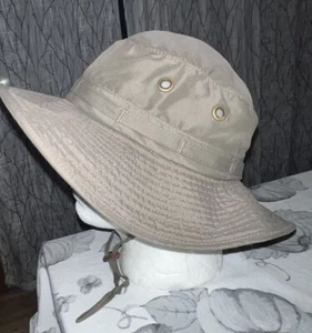 Dorfman Pacific Boonie Bucket Hat Men's XL X-Large Khaki Vented - Picture 1 of 8
