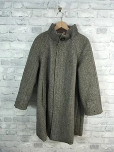 Harris Tweed Mens Pure New Wool Herringbone Coat Chest Size 44" (MG157F) - Picture 1 of 13