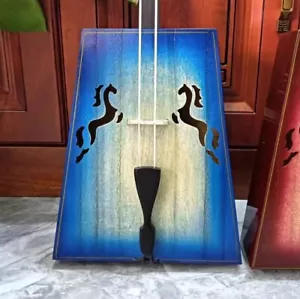 Morin Khuur Matouqin Blue Color Inner Mongolia stringed instruments - Picture 1 of 4