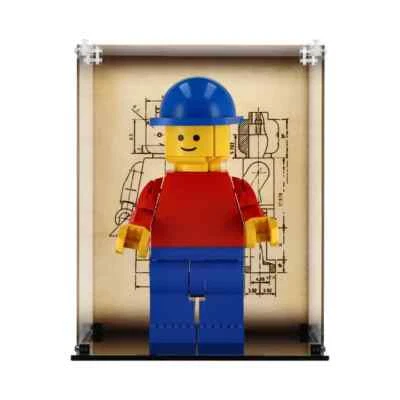 UNIQUEDISPLAY Vitrine für LEGO 40649 Up-Scaled LEGO Minifigur