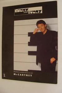 Partituras para piano de Paul McCartney 1982 ébano y marfil - Imagen 1 de 1