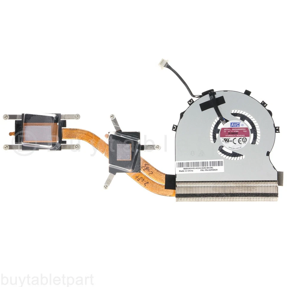 NEW CPU Cooling Fan with Heatsink For Lenovo ThinkPad Yoga 14 460 P40 00PA929 - Image 1 of 4