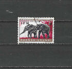 RUANDA-URUNDI , BELGIUM , 1960 , ELEPHANTS , 3.50fr ON 3fr STAMP , PERF , USED