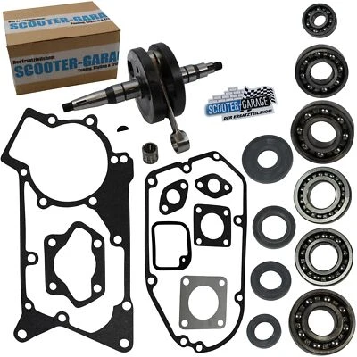 Kurbelwelle + Motor Lager Set + Dichtsatz für Simson S51 / S53 / Schwalbe KR51/2 - Bild 1 von 4