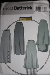 B4092-historical costume sewing patterns - Edwardian Skirts - Picture 1 of 1