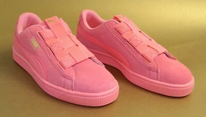 Puma Girl's Suede Maze Jr. Athletic Sneakers Pull-On Shoes Shell Pink Size 5 US - Picture 1 of 8
