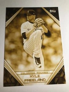 2019 Topps Now Update Jumbo 5x7 Kyle Freeland CR3 Rockies 02/10 - Picture 1 of 1