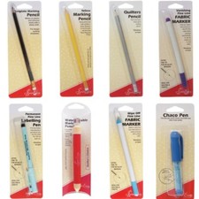 Sew Easy Fabric Marker Pen Pencil Dressmaking Tailors Vanishing, Water Soluble