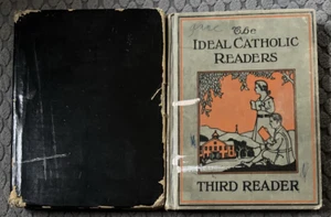 Lot Of 2The Ideal Catholic Readers 3rd & 4th Reader Vintage Hardcover Book 1936 - Picture 1 of 9