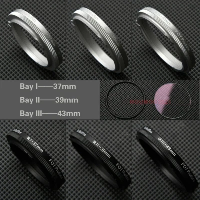 Rolleiflex to Standard Screw Thread Adapter Ring + UV Filter Bay I II III 1 2 3 - Image 1 of 4