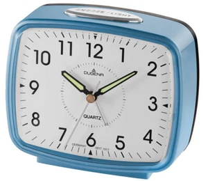 DUGENA Quarz-Wecker Leisegang Blau 4460609