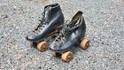Antique Wood Wheel Chicago Skates Roller Skates Size 5 Great Condition 