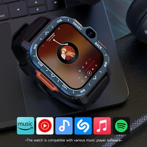 4G Android Smartwatch 2G+16G GPS WiFi Dual Camera, Male And Female Black - Picture 1 of 7