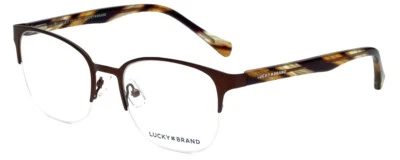 Nuevo marco de gafas LUCKY BRAND Rx con estuche blando - D105 / marrón (53-19-140) Foto 1 de 4