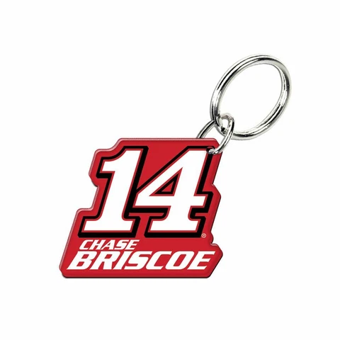 Chase Briscoe 2022 Wincraft #14 Name/Number Acrylic Key Ring FREE SHIP Cover