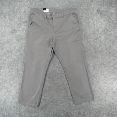 DL1961 Pants Mens 38x28 Stretch The Kent Chino Flat Front Casual Straight Gray - Image 1 of 4