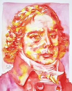 Retrato acuarela TALLEYRAND - PÓSTER - ¡varios tamaños! pintura impresión pintura - Imagen 1 de 8