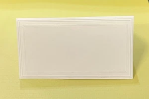 Place Cards-Double Lined Ivory-Wedding, Showers, Reception (22 count) - Picture 1 of 3