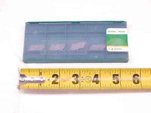 5pcs TOOL FLO FLG-3062L AC50C TiAlN CARBIDE INSERTS .062" CUT WIDTH TOP NOTCH - Picture 1 of 4