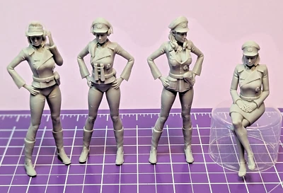 NEU! Deutsche weibliche Panzer Besatzung Pin-Up Girlie Blitzmädel Scale 1:16 - Bild 1 von 4