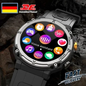 Bluetooth Luxus Smartwatch Herren Fitness-watch, Herzfrequenz - Blutdruckmessung - Bild 1 von 21