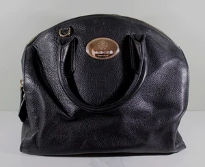 Roberto Cavalli Tasche schwarz Leder Kuppel - Bild 1 von 11