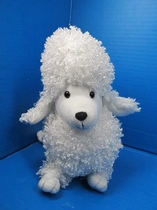 Animal Adventure Woof Street Boutique weißer Pudel 10 Zoll Stofftier Plüschtier Hund - Bild 1 von 9