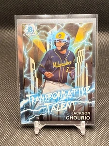 2023 Bowman Chrome Jackson Chourio Transformative Talent #TT-13 - Picture 1 of 2