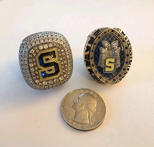 Paar (2) 2020, 2021 JOSTENS YLTM Oscar Smith High School Football Champions Ringe - Bild 1 von 16