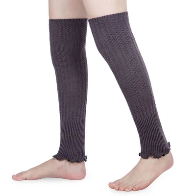 Damas Mujeres Lana Tejido Hasta el Muslo Sobre la Rodilla Calcetines Invierno Medias Largas Cálidas Foto 1 de 4