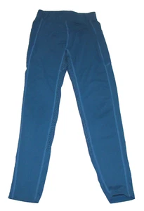 FITST4 Girls Size Large Breeches Blue Full Seat Tights Riding Pants Jodhpurs - Picture 1 of 10