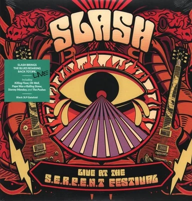 SLASH LIVE AT THE S.E.R.P.E.N.T. FESTIVAL TRIPLE LP VINYL 3LP heavyweight 180g b - Image 1 of 2