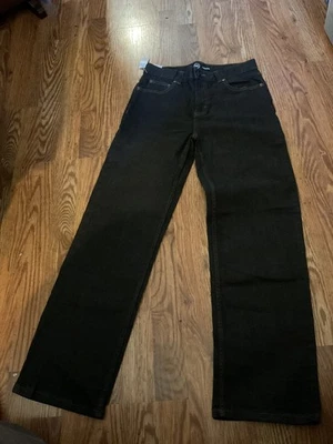 Wonder Nation Relaxed Fit Adjustable Waist  Black Denim Jeans Size 16 NWT - Image 1 of 3