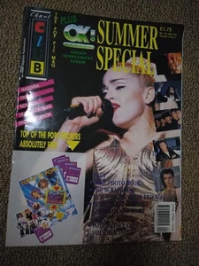 Chart Club Pop Pic Mag Summer Special 1990 UK Madonna Cover Vintage Magazine - Picture 1 of 6