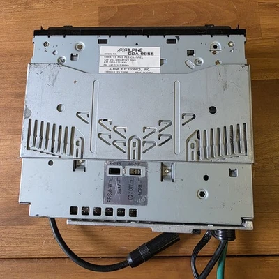 🎶 Alpine CDA-9855 MP3/WMA CD Receiver — Unit Only, No Faceplate 🚗💿 - Image 1 of 4