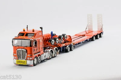 Kenworth K200 w/ Drake Trailer - "DRAKE ORANGE" - 1/50 - TWH #113-T09014A - image 1 of 4