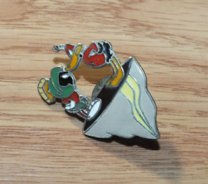 Vintage 1994 WB Marvin The Martian And Daffy Duck Space Suits Lapel Pin