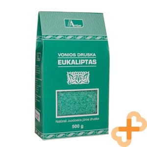 AQUA AMBER Eucalyptus Bain Noir Mer Sel Naturel 500g Apaise Irrité Peau - Picture 1 of 24
