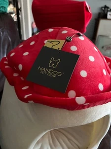 New with Tags NANDOG PET GEAR Mushroom MICRO PLUSH DOG CAT Cave BED - Picture 1 of 4