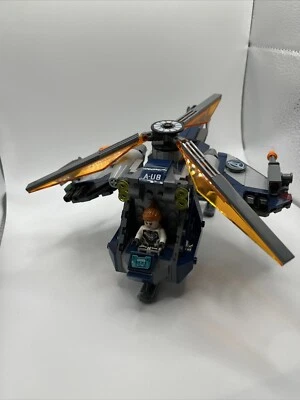 LEGO Avengers Hulk Helicopter Rescue Super Heroes (76144) Incomplete SEE PICTURE - Image 1 of 4
