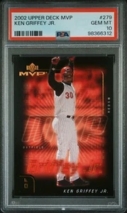 2002 Upper Deck MVP Ken Griffey Jr. 279 PSA 10!!! Cincinnati Reds - Picture 1 of 2